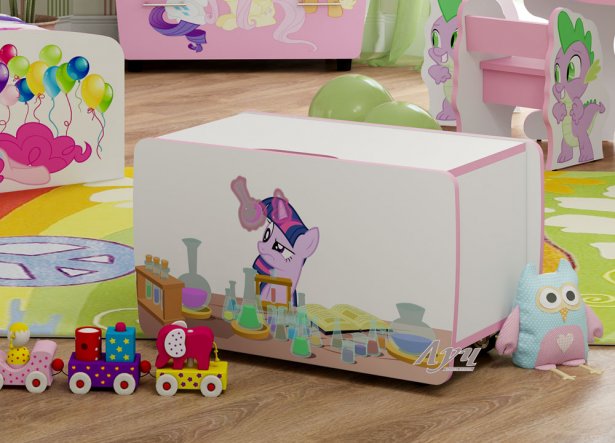 Фото-1 в интерьере Ящик для игрушек «Little Pony»