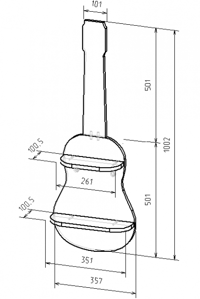Схема Полка «Гитара» Бук