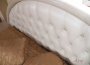 Фото спинки Ліжко «Кристал» Білий із золотою патиною