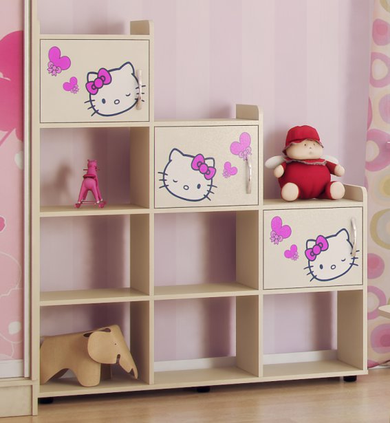 Фото Дитячі меблі для дівчинки Хелло Кітті-3