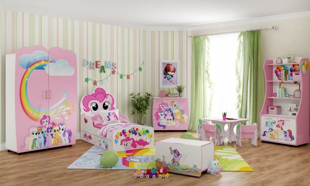 Фото Детская комната Little Pony-2