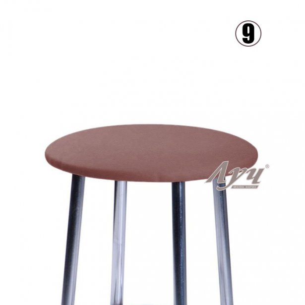 Фото сидіння для табурета кругле діаметр 340 мм коричневий
