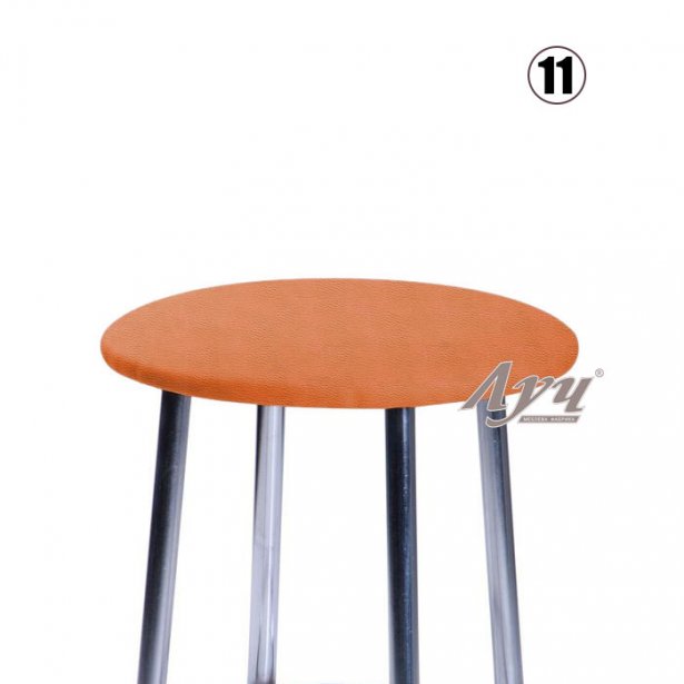Фото сидіння для табурета кругле діаметр 340 мм помаранчевий