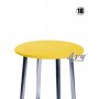 Фото сидіння для табурета кругле діаметр 340 мм жовтий