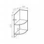 Схема Тумба кухни серии "Экко" НП-30 РО